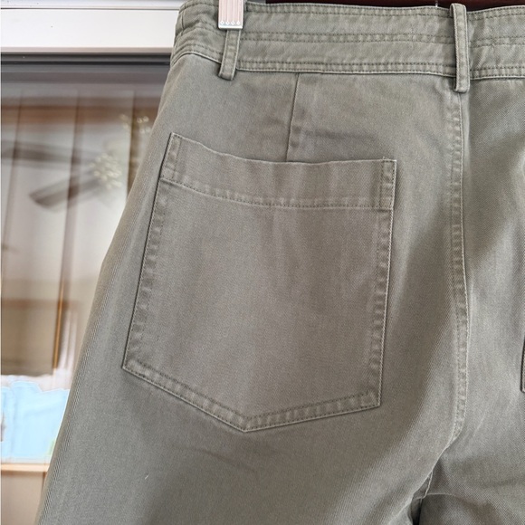 NWOT Apiece Apart Sage Green Cotton Classic Merida Pants - Picture 6 of 9